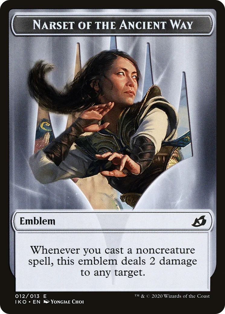 Narset of the Ancient Way Emblem — Ikoria: Lair of Behemoths — Magic: The Gathering