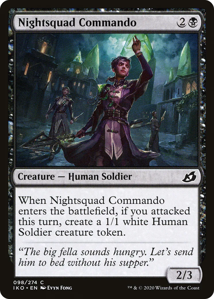 Commando de l'escouade nocturne — Ikoria: Lair of Behemoths — Magic: The Gathering