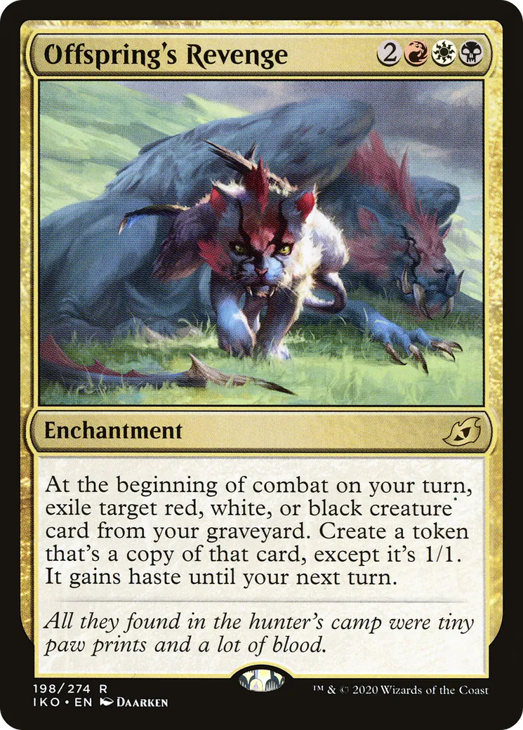 Revanche de la progéniture — Ikoria: Lair of Behemoths — Magic: The Gathering