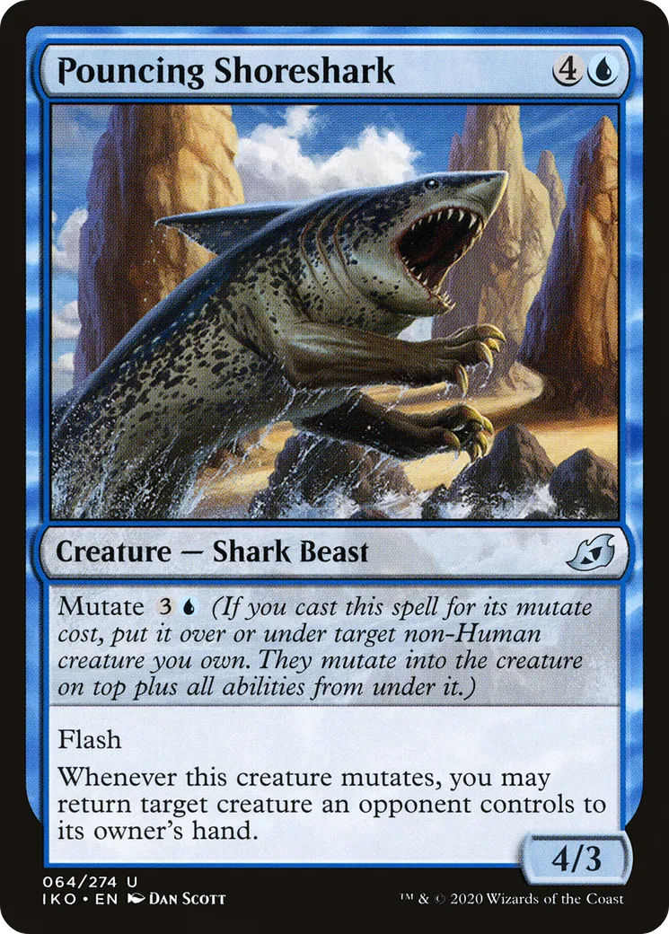 Requin-côtier bondissant — Ikoria: Lair of Behemoths — Magic: The Gathering