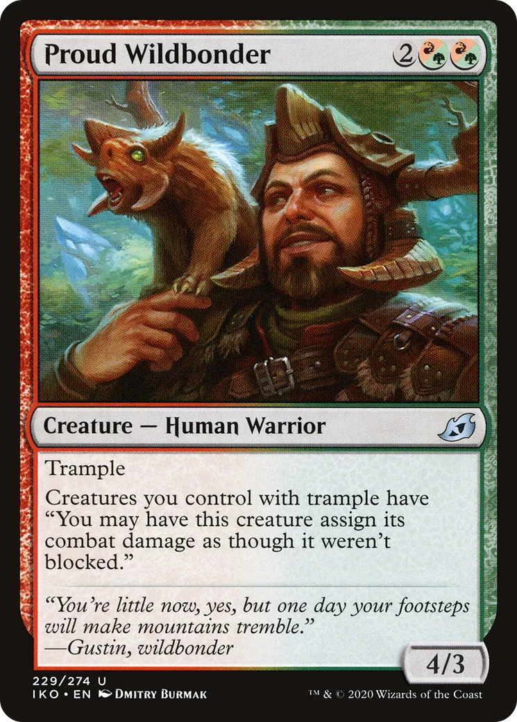 Fier bridecroissance — Ikoria: Lair of Behemoths — Magic: The Gathering