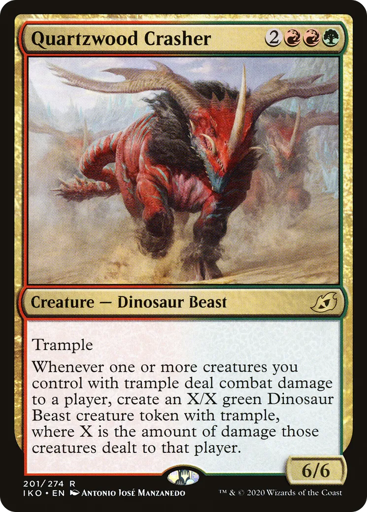 Quartzwood Crasher — Ikoria: Lair of Behemoths — Magic: The Gathering