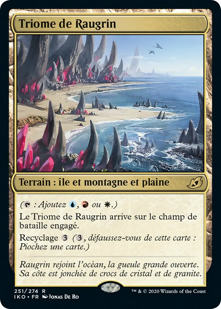 Triome de Raugrin — Ikoria: Lair of Behemoths — Magic: The Gathering