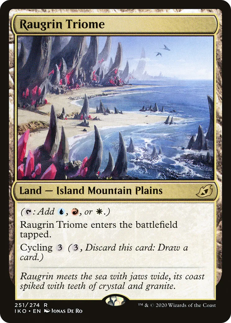Raugrin Triome — Ikoria: Lair of Behemoths — Magic: The Gathering