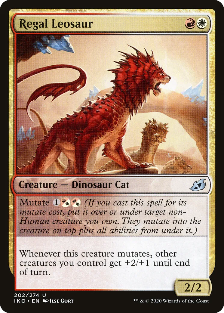 Regal Leosaur — Ikoria: Lair of Behemoths — Magic: The Gathering