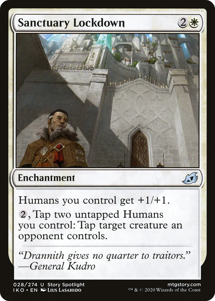 Confinement dans le sanctuaire — Ikoria: Lair of Behemoths — Magic: The Gathering