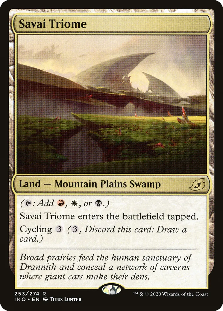 Triome de Savaï — Ikoria: Lair of Behemoths — Magic: The Gathering