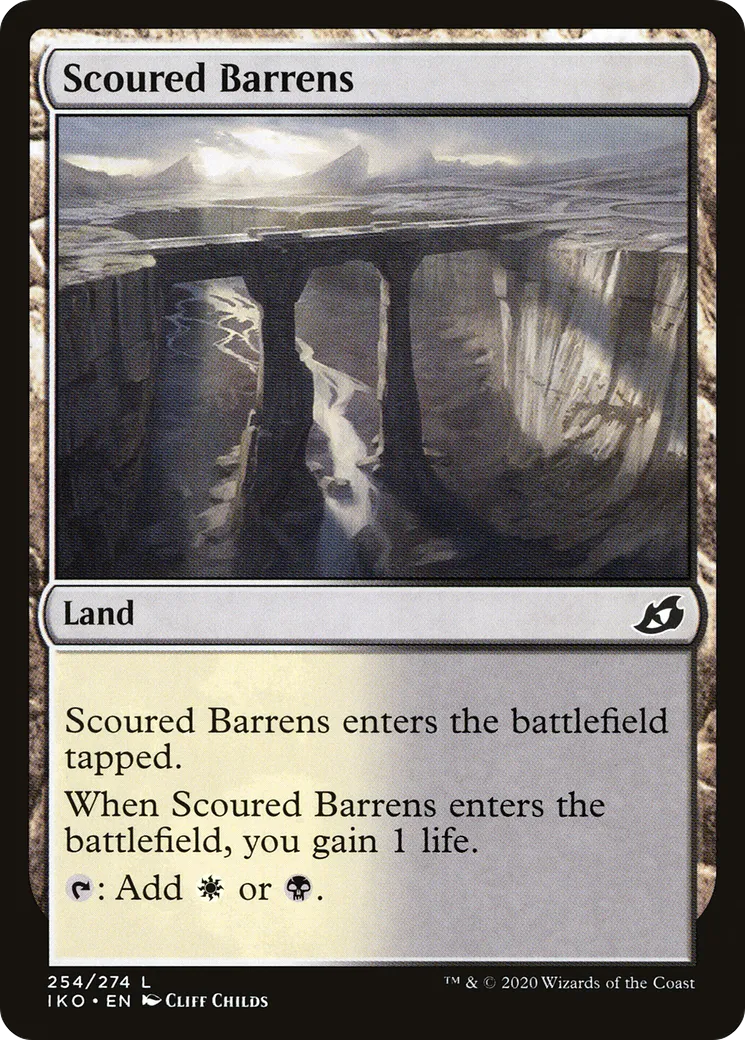 Scoured Barrens — Ikoria: Lair of Behemoths — Magic: The Gathering