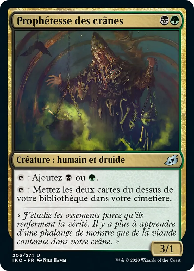 Prophétesse des crânes — Ikoria: Lair of Behemoths — Magic: The Gathering