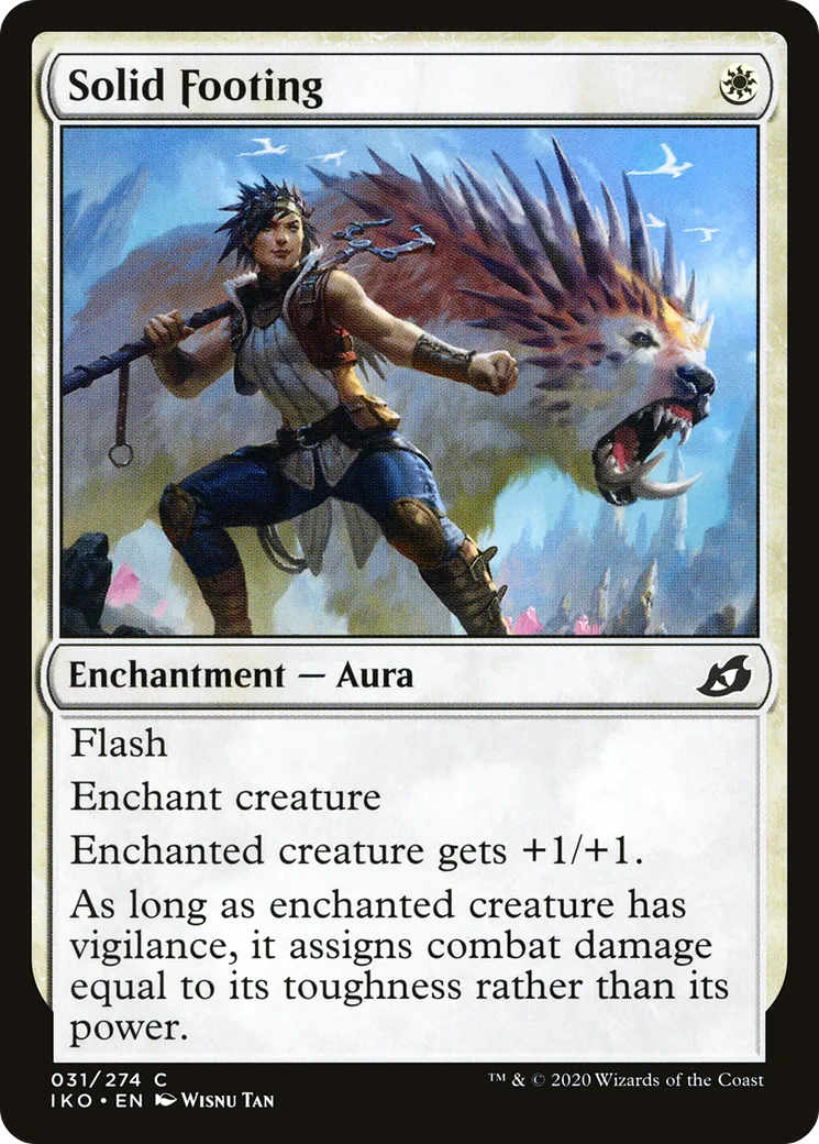 Appuis solides — Ikoria: Lair of Behemoths — Magic: The Gathering