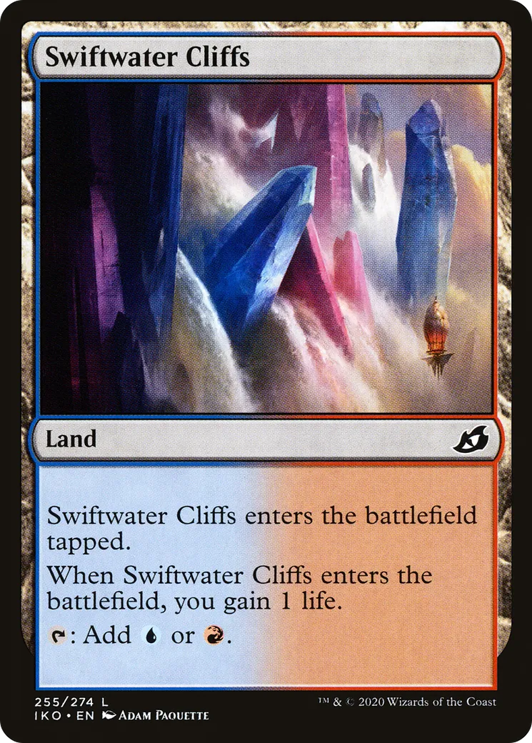 Falaises des eaux vives — Ikoria: Lair of Behemoths — Magic: The Gathering