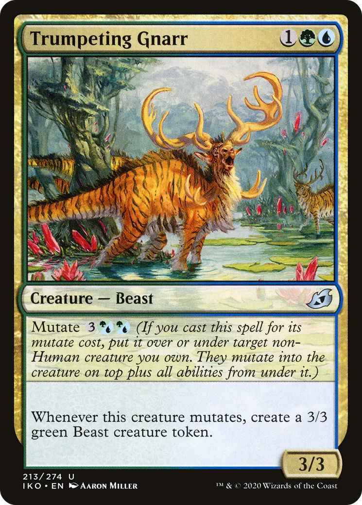 Trumpeting Gnarr — Ikoria: Lair of Behemoths — Magic: The Gathering