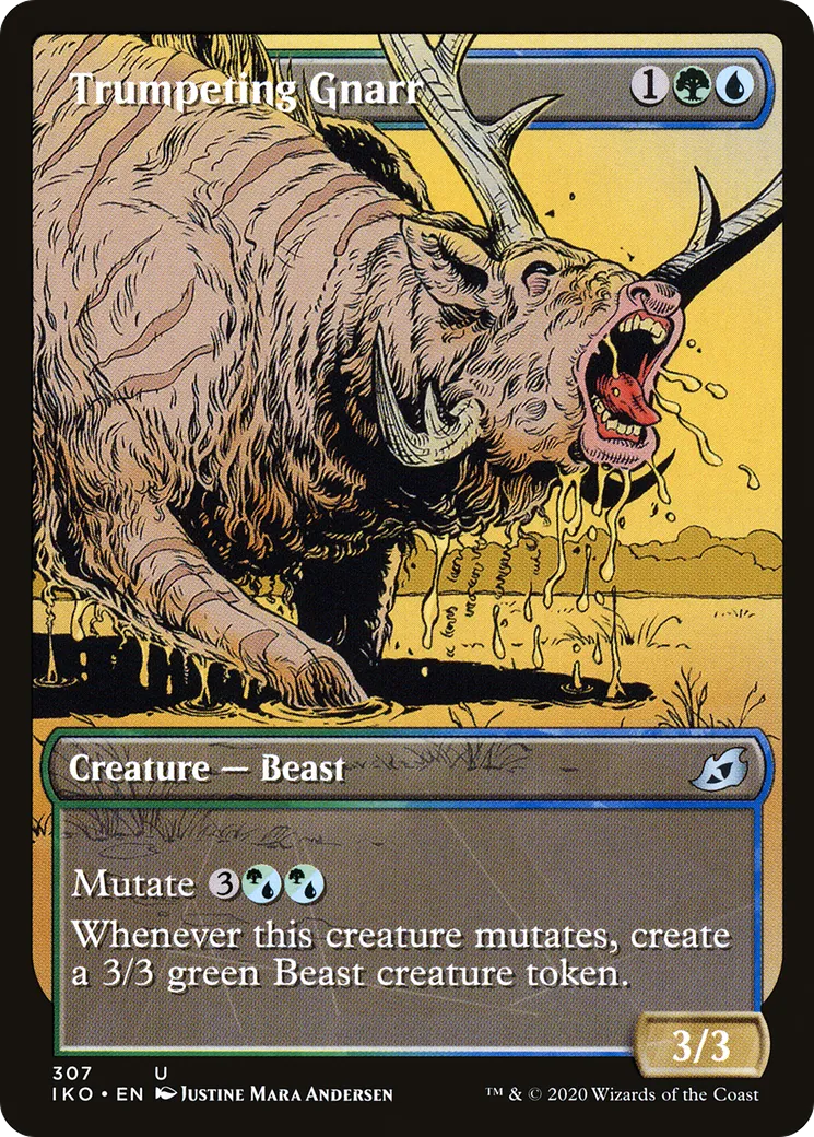 Trumpeting Gnarr — Ikoria: Lair of Behemoths — Magic: The Gathering
