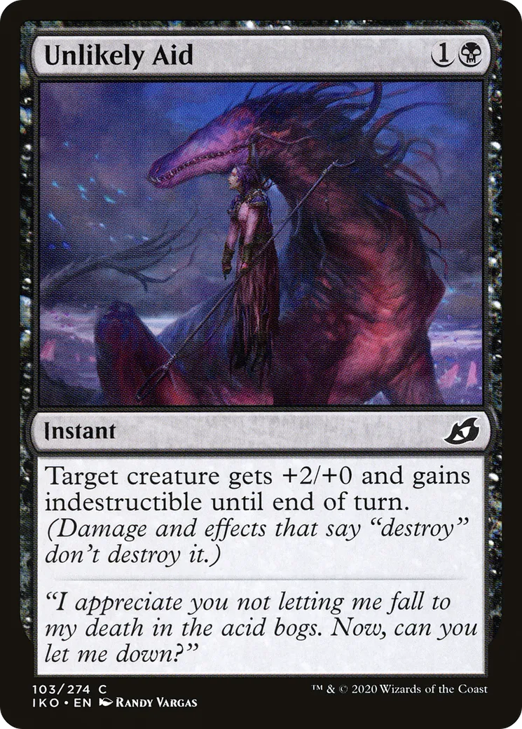 Unlikely Aid — Ikoria: Lair of Behemoths — Magic: The Gathering