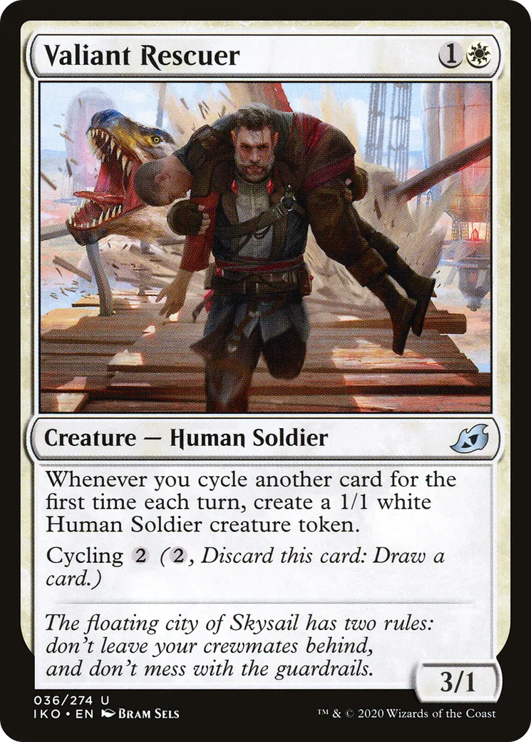 Valiant Rescuer — Ikoria: Lair of Behemoths — Magic: The Gathering