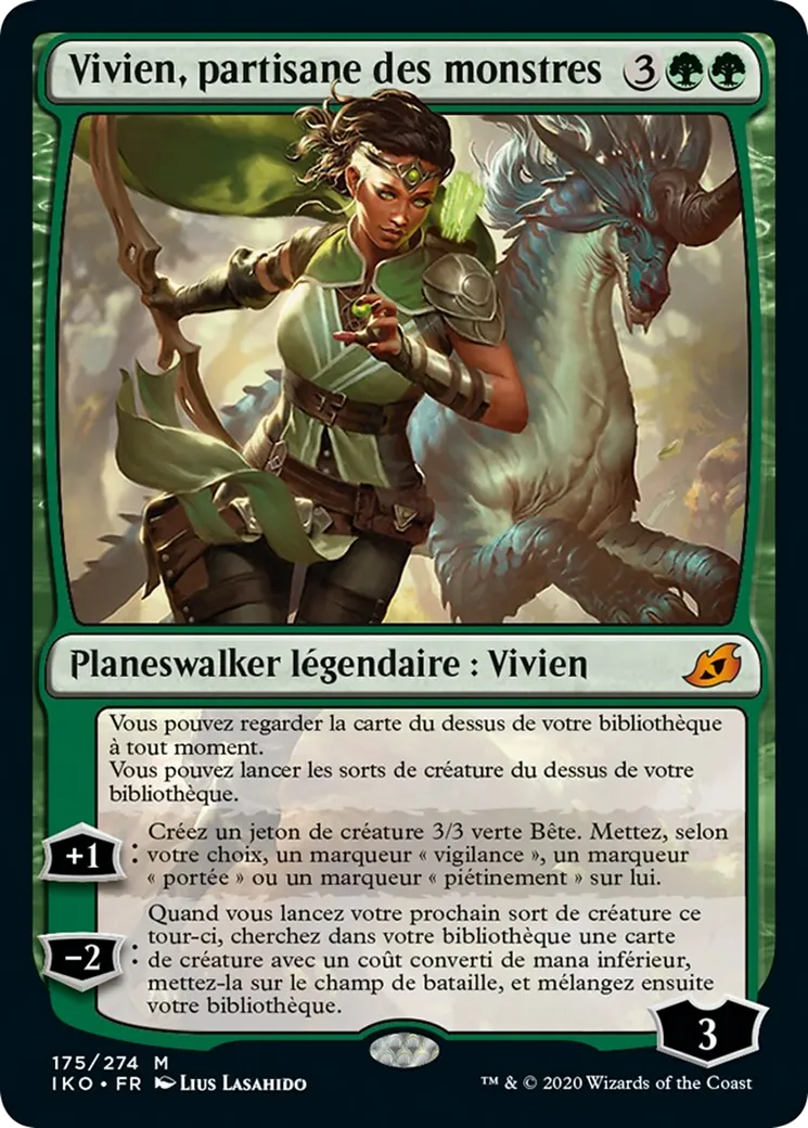 Vivien, partisane des monstres — Ikoria: Lair of Behemoths — Magic: The Gathering