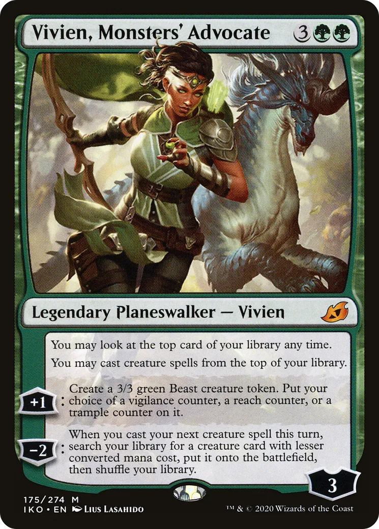 Vivien, Monsters' Advocate — Ikoria: Lair of Behemoths — Magic: The Gathering