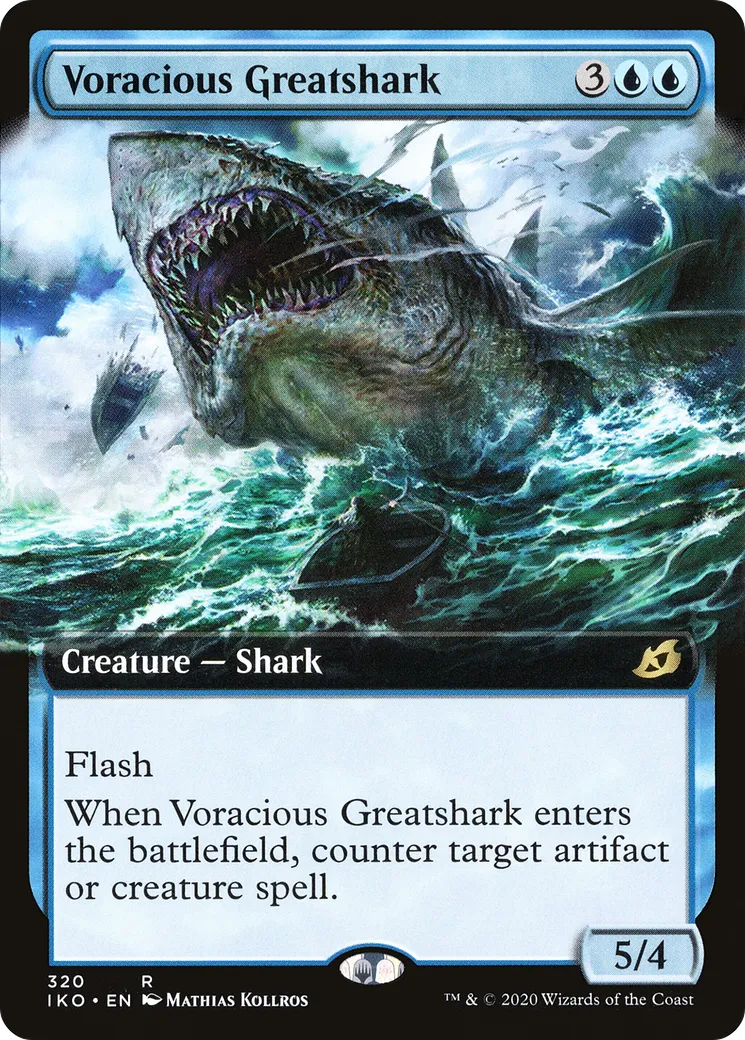 Grand requin vorace — Ikoria: Lair of Behemoths — Magic: The Gathering