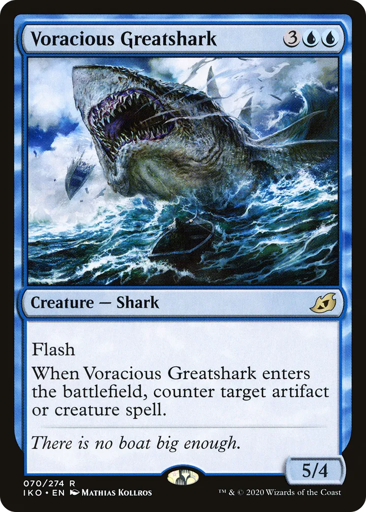 Voracious Greatshark — Ikoria: Lair of Behemoths — Magic: The Gathering