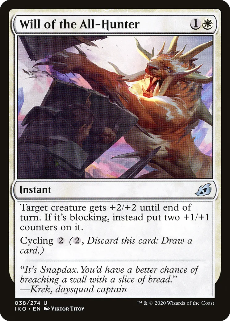 Will of the All-Hunter — Ikoria: Lair of Behemoths — Magic: The Gathering