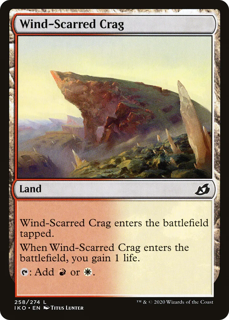 Wind-Scarred Crag — Ikoria: Lair of Behemoths — Magic: The Gathering