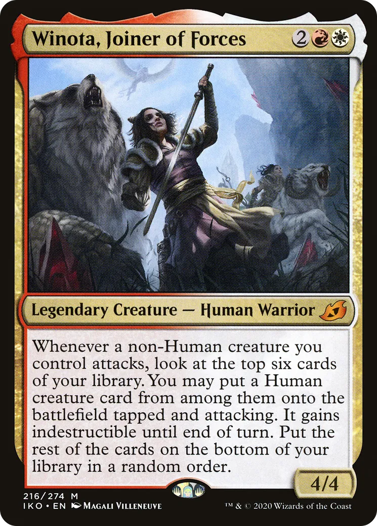 Winota, unisseuse de forces — Ikoria: Lair of Behemoths — Magic: The Gathering
