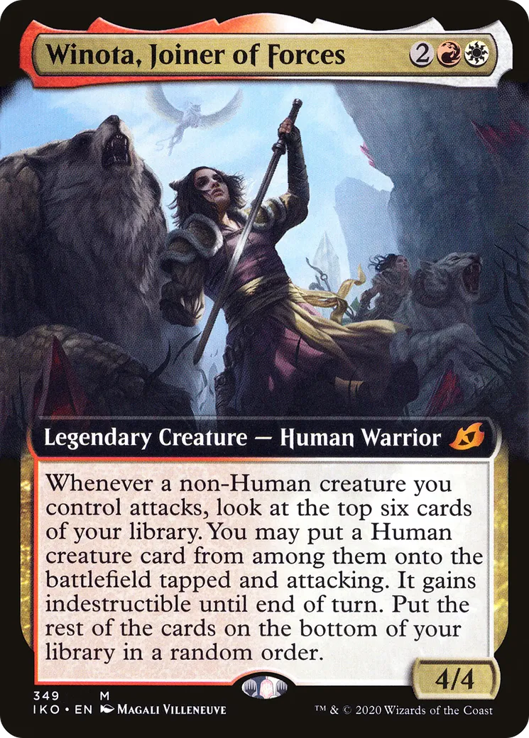 Winota, unisseuse de forces from Ikoria: Lair of Behemoths - Magic: The Gathering