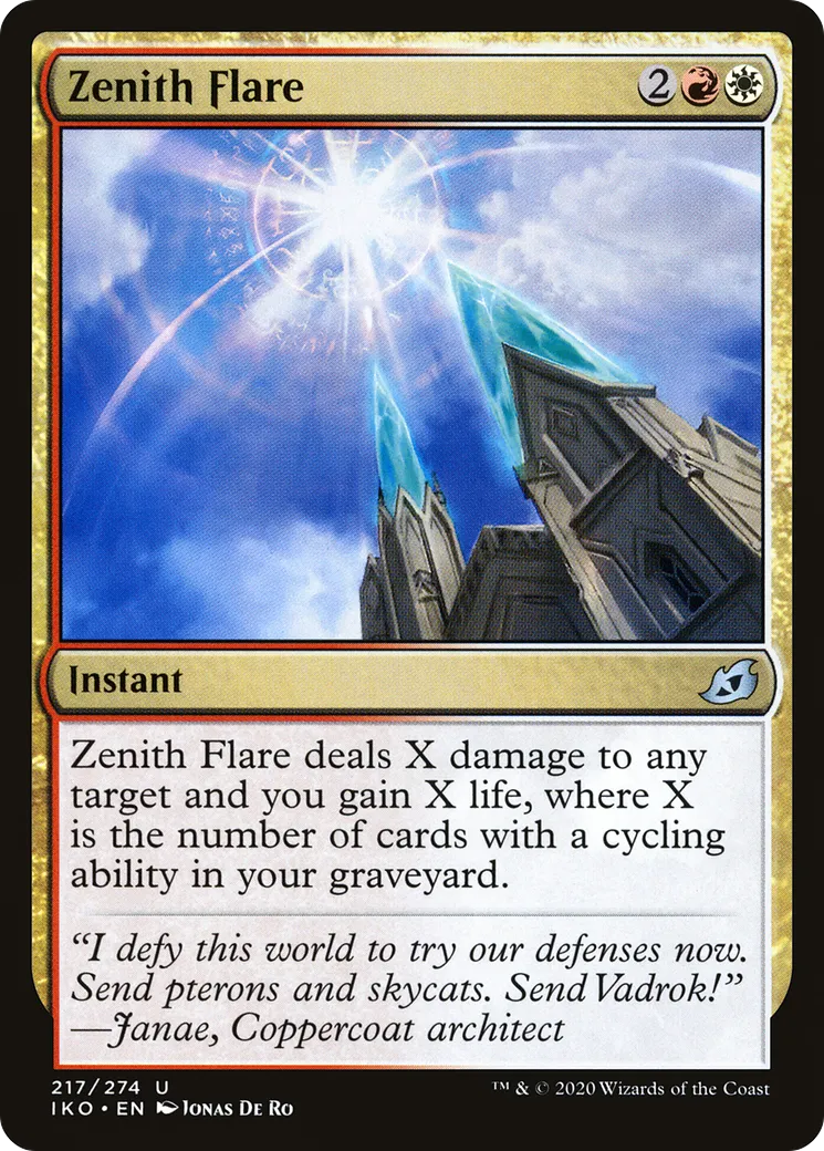 Flamboiement du zénith — Ikoria: Lair of Behemoths — Magic: The Gathering