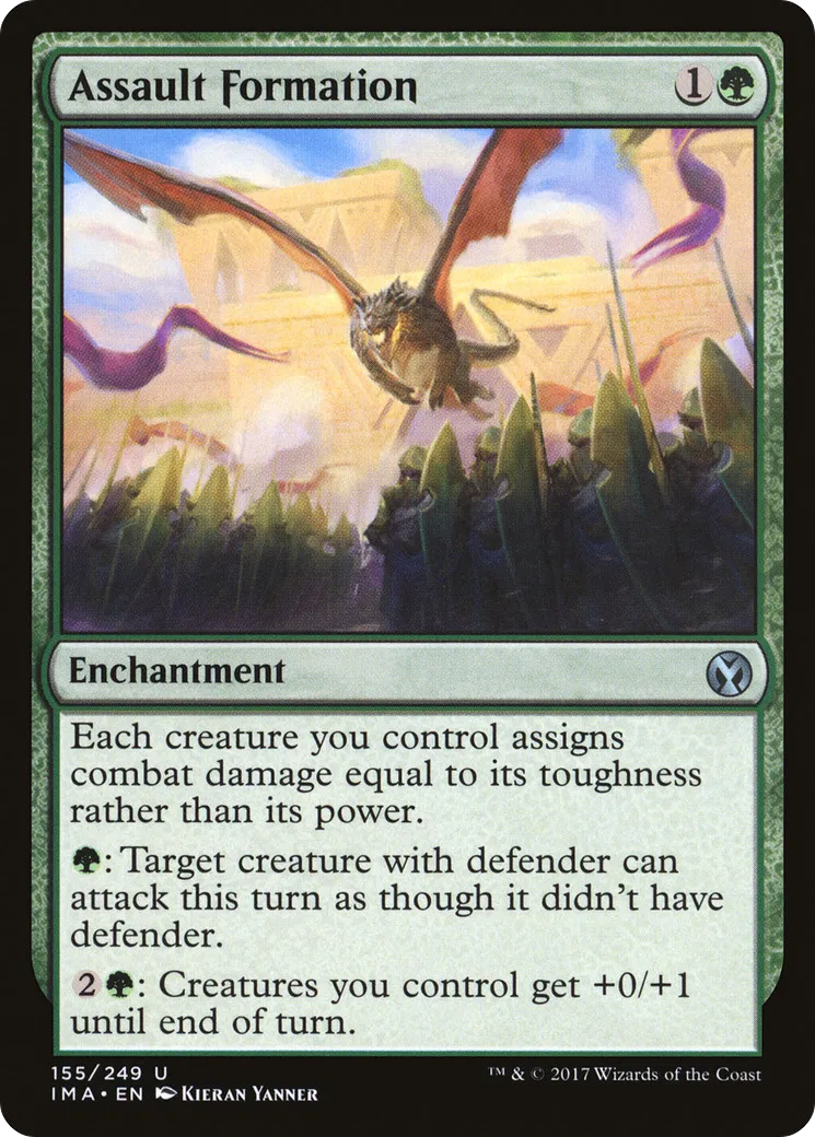 Assault Formation — Iconic Masters — Magic: The Gathering