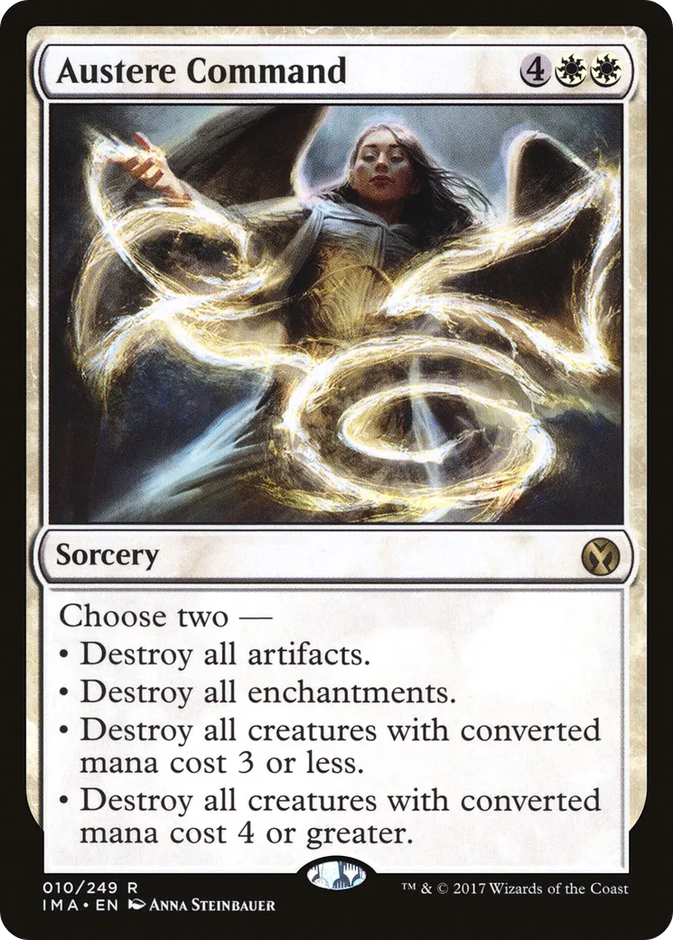 Austere Command — Iconic Masters — Magic: The Gathering