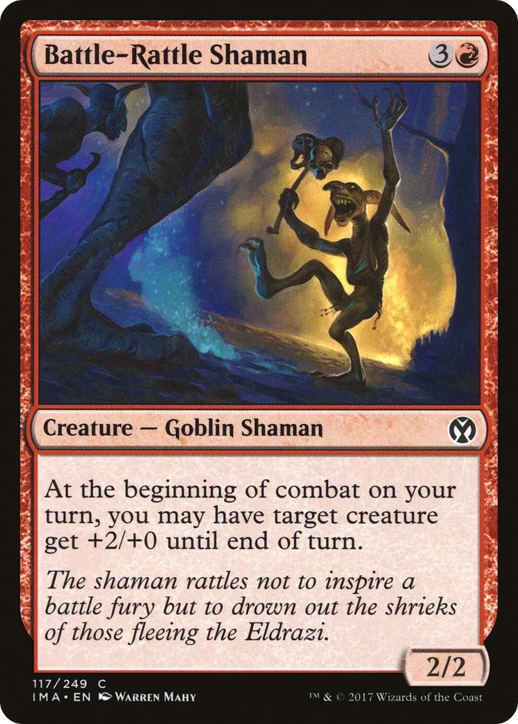 Battle-Rattle Shaman — Iconic Masters — Magic: The Gathering