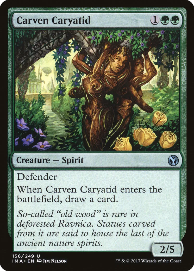 Carven Caryatid — Iconic Masters — Magic: The Gathering
