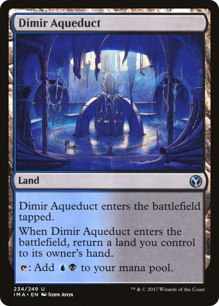 Aqueduc de Dimir — Iconic Masters — Magic: The Gathering