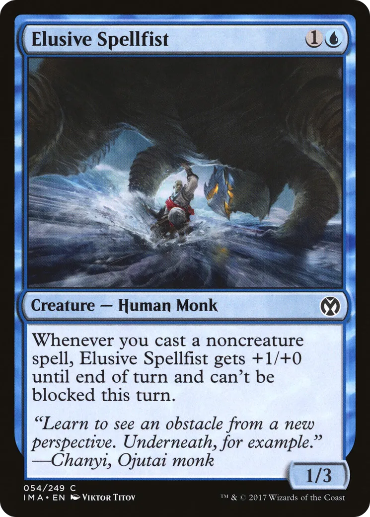 Elusive Spellfist — Iconic Masters — Magic: The Gathering