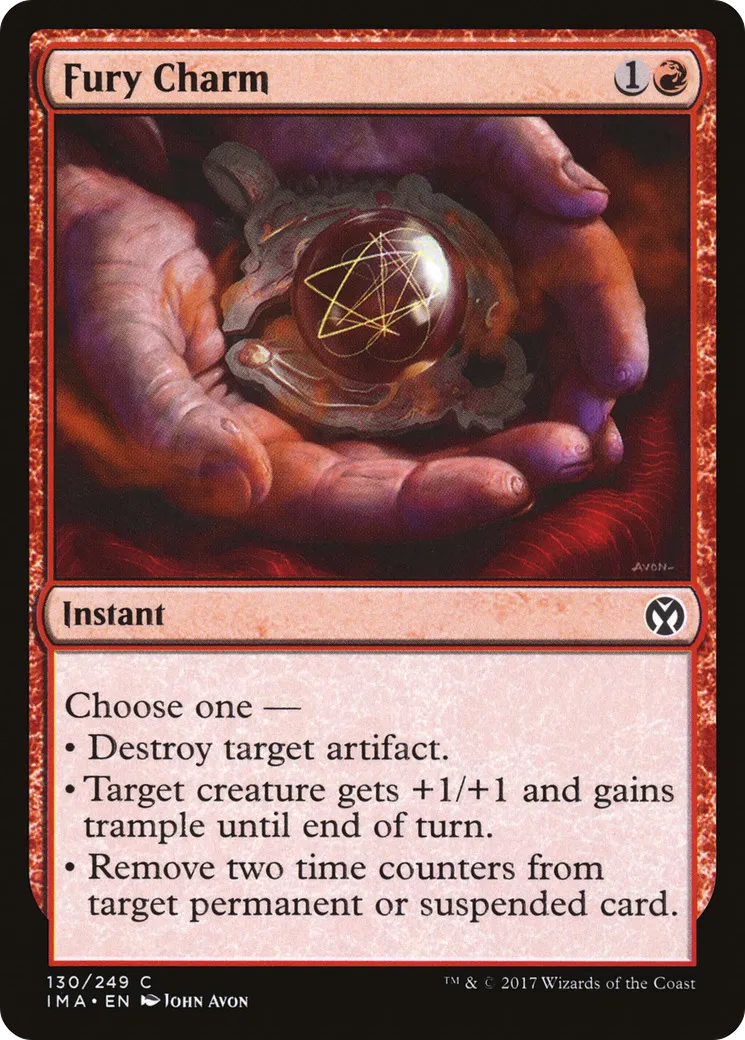 Charme de fureur — Iconic Masters — Magic: The Gathering