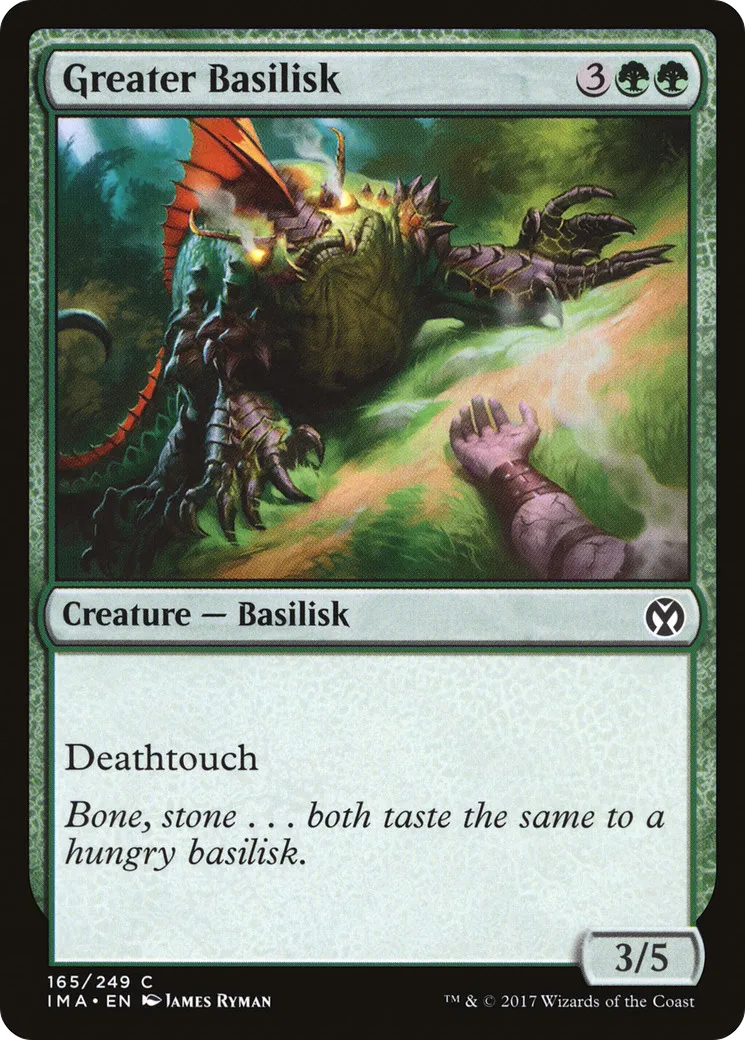 Greater Basilisk — Iconic Masters — Magic: The Gathering