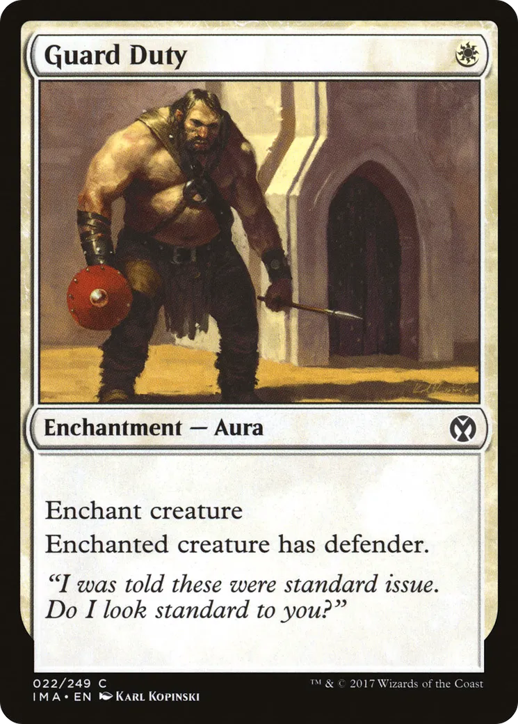 Service de garde — Iconic Masters — Magic: The Gathering