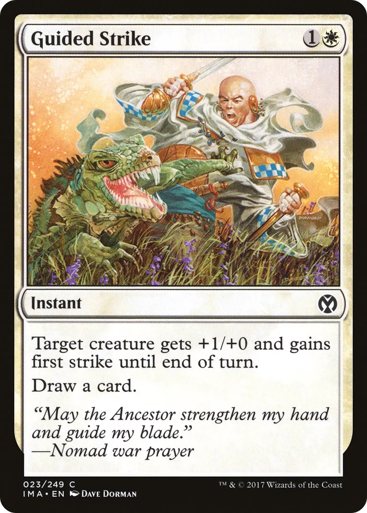 Guided Strike — Iconic Masters — Magic: The Gathering
