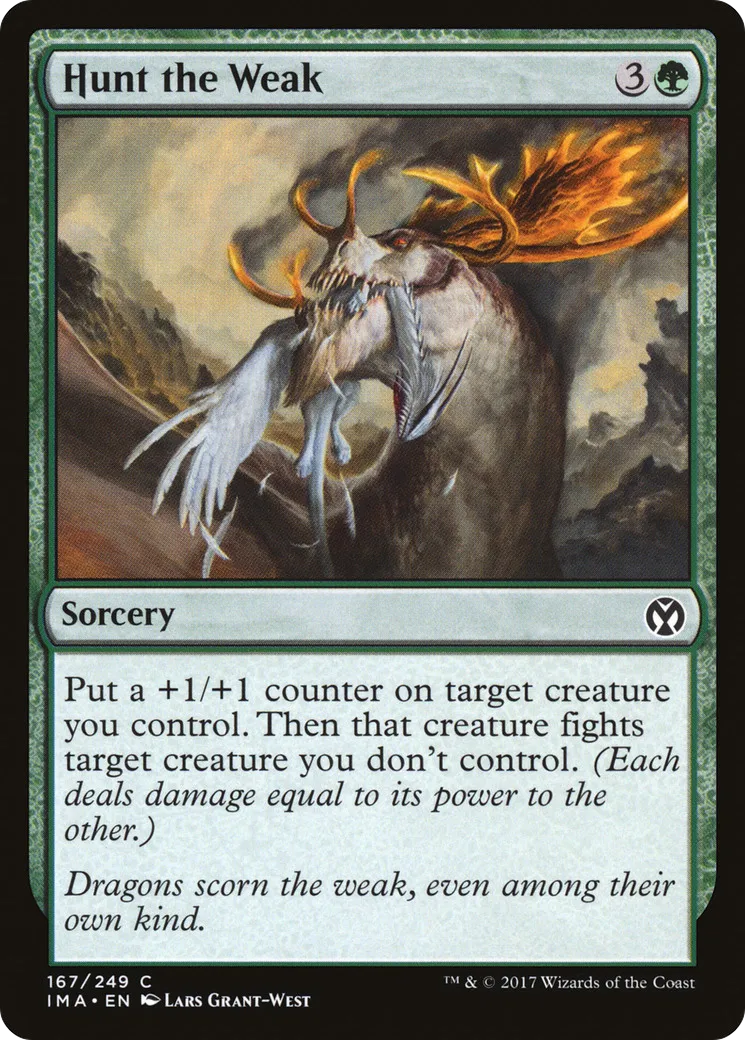 Chasse aux plus faibles — Iconic Masters — Magic: The Gathering