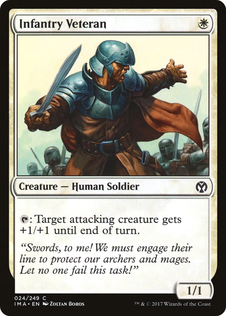 Infantry Veteran — Iconic Masters — Magic: The Gathering