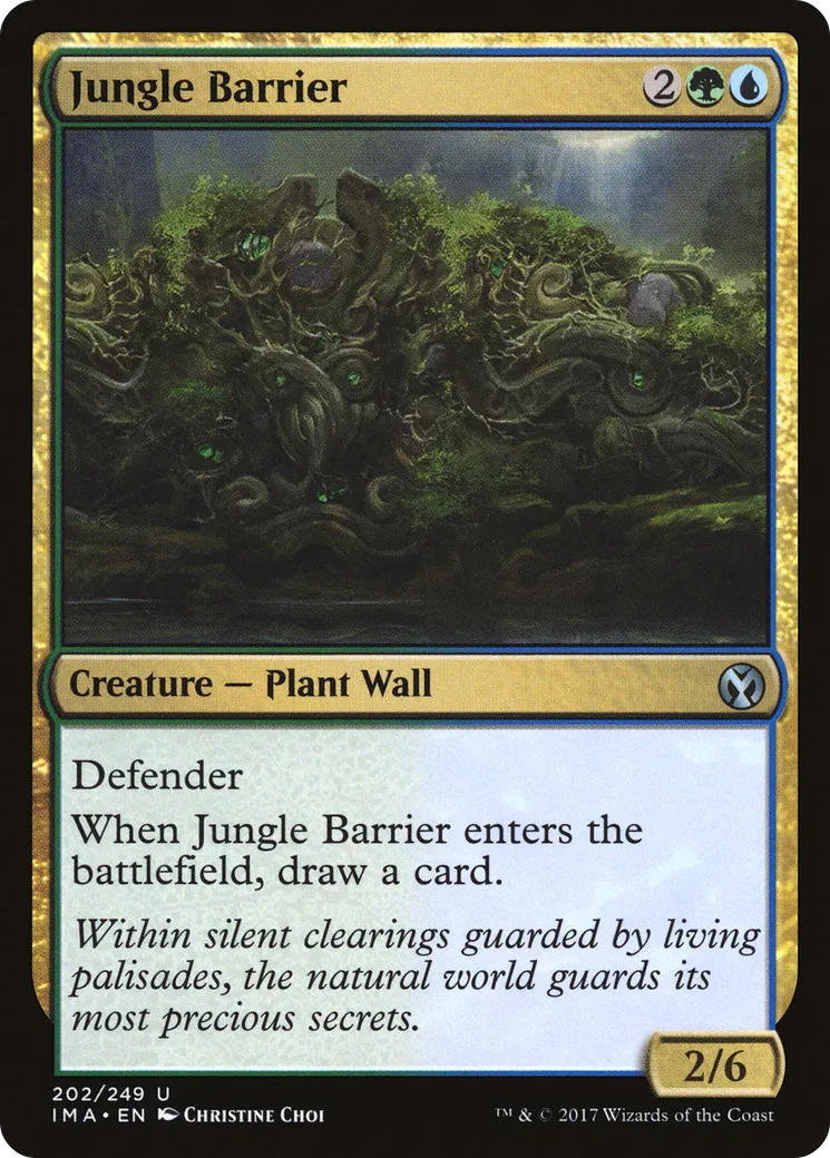 Barrière de la jungle — Iconic Masters — Magic: The Gathering