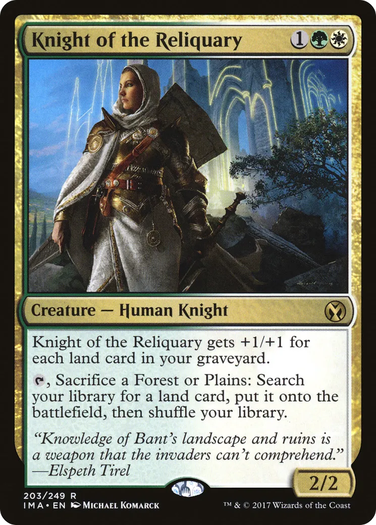 Knight of the Reliquary — Iconic Masters — Magic: The Gathering
