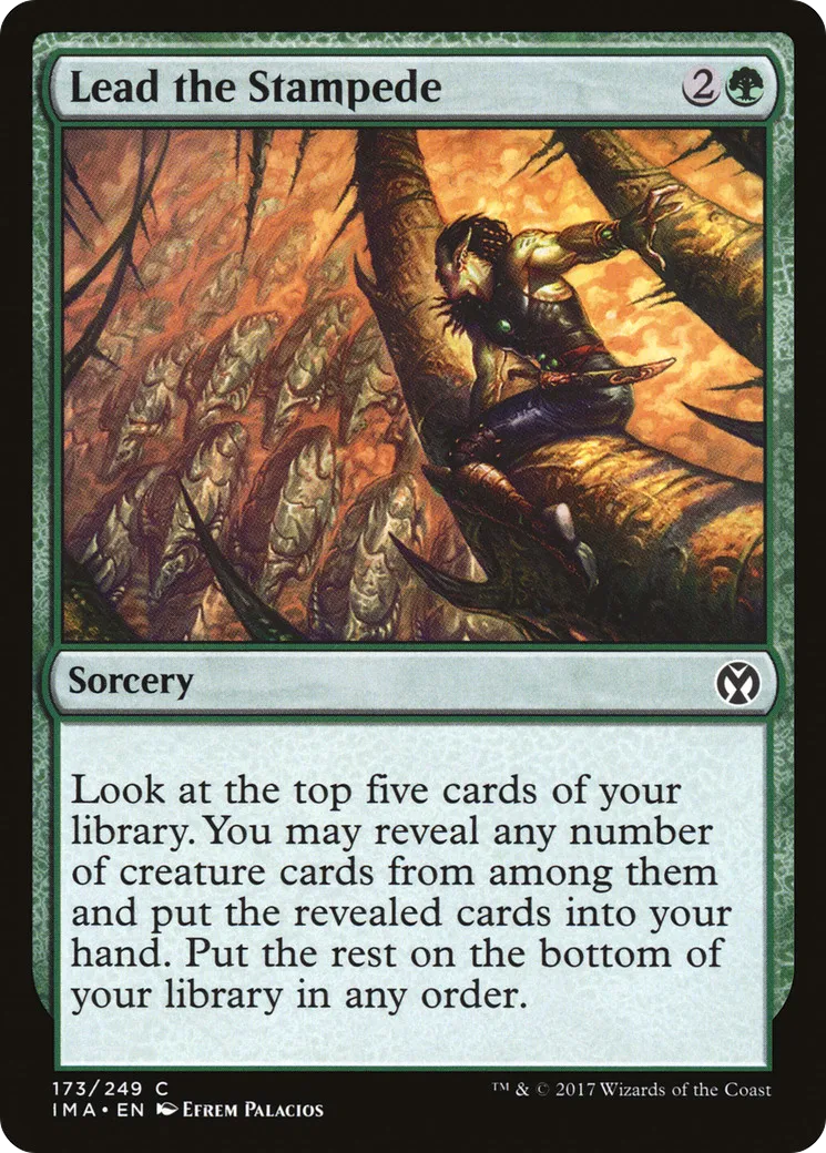 Lead the Stampede — Iconic Masters — Magic: The Gathering