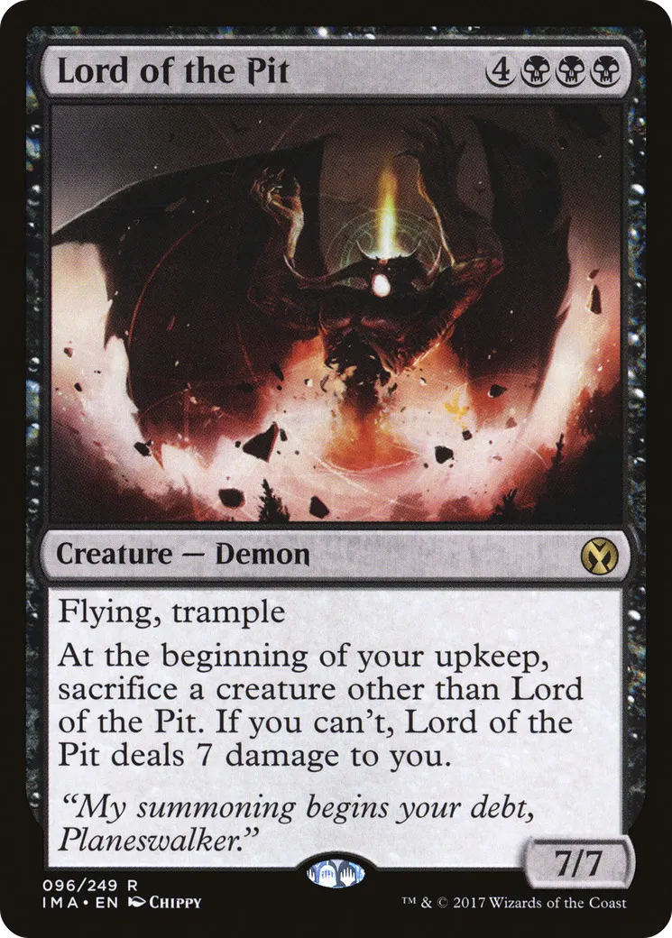 Lord of the Pit — Iconic Masters — Magic: The Gathering