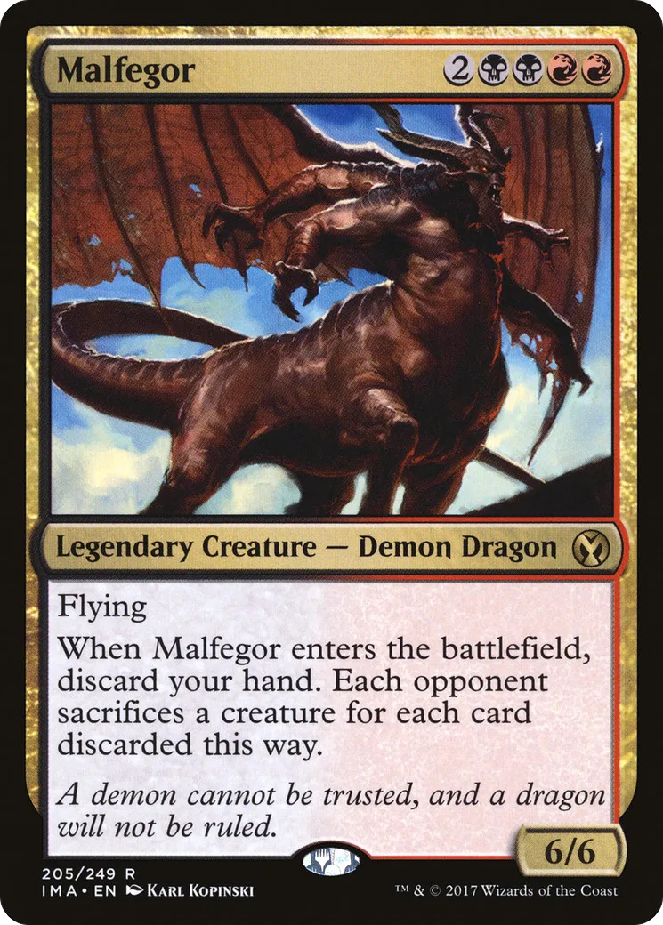 Malfegor — Iconic Masters — Magic: The Gathering