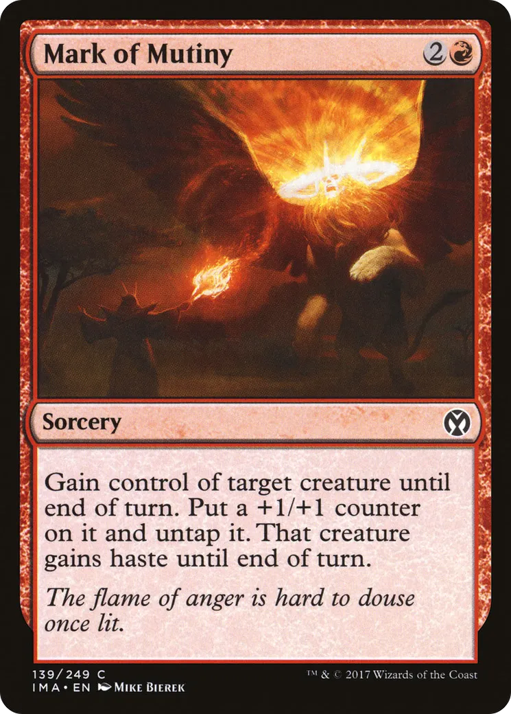 Mark of Mutiny — Iconic Masters — Magic: The Gathering