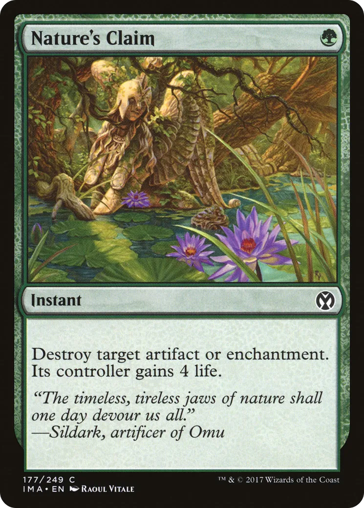 Nature's Claim — Iconic Masters — Magic: The Gathering