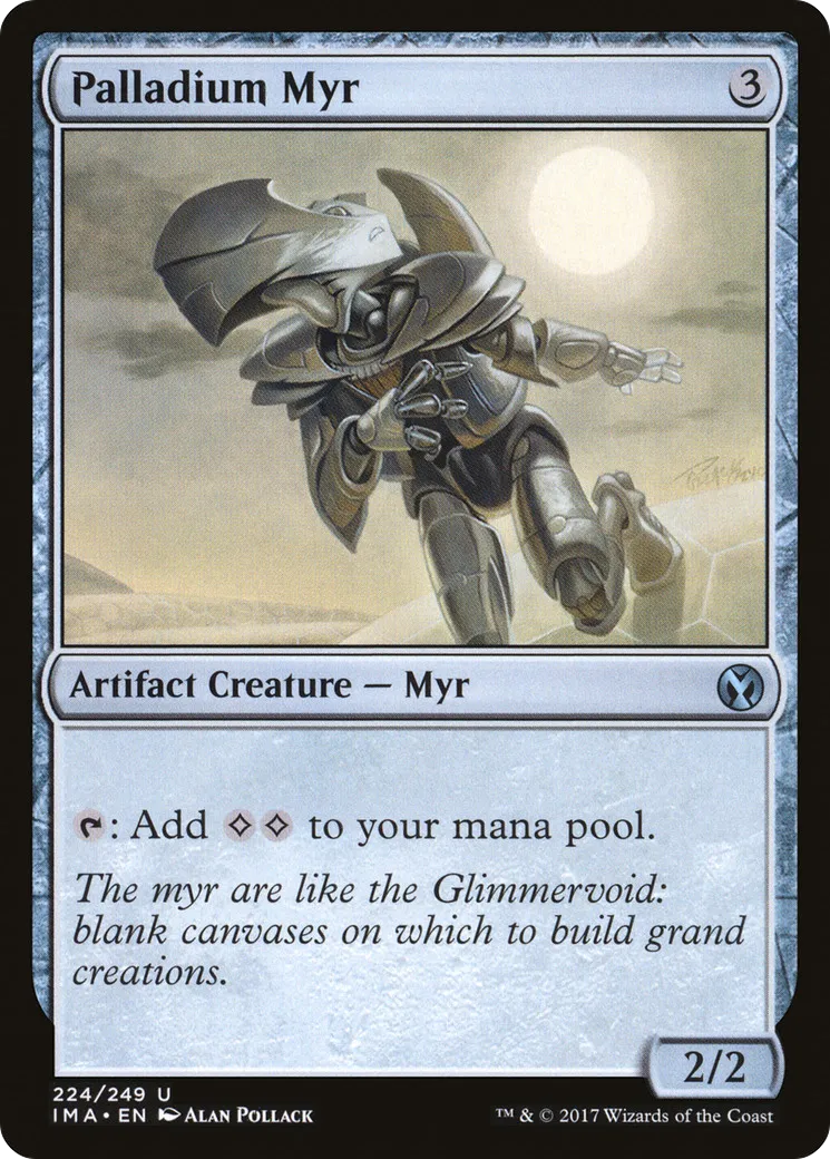 Myr de palladium — Iconic Masters — Magic: The Gathering