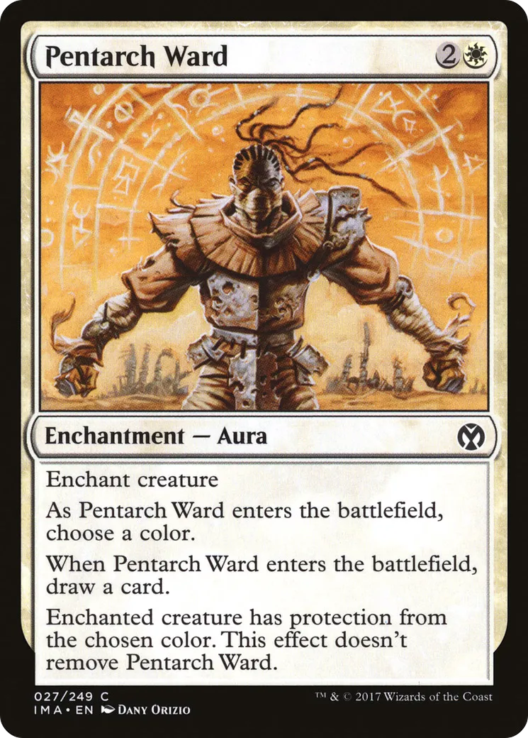 Rune de garde du pentarque — Iconic Masters — Magic: The Gathering