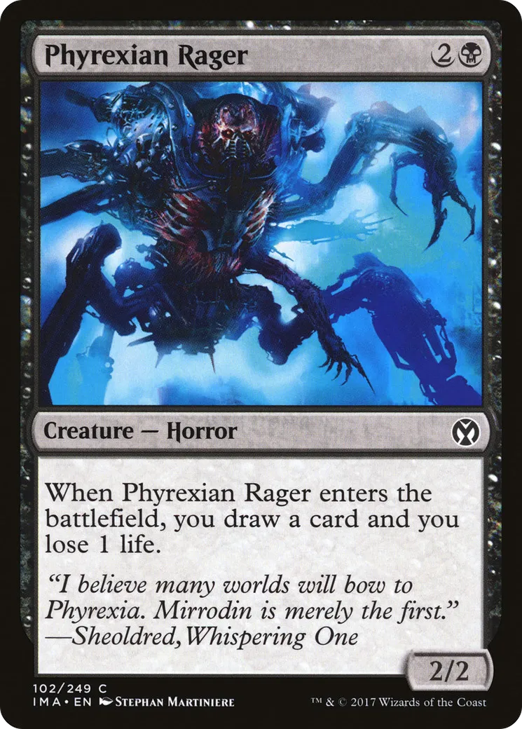 Phyrexian Rager — Iconic Masters — Magic: The Gathering